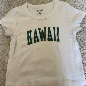 Brandy Melville Hawaii cropped tshirt